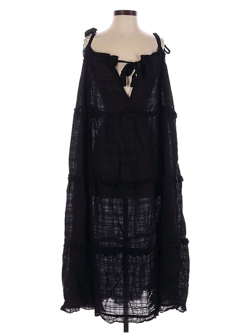 PAR & ESCALA 100% Cotton Summer Boho Feminine Dress Size S/M VGUC
